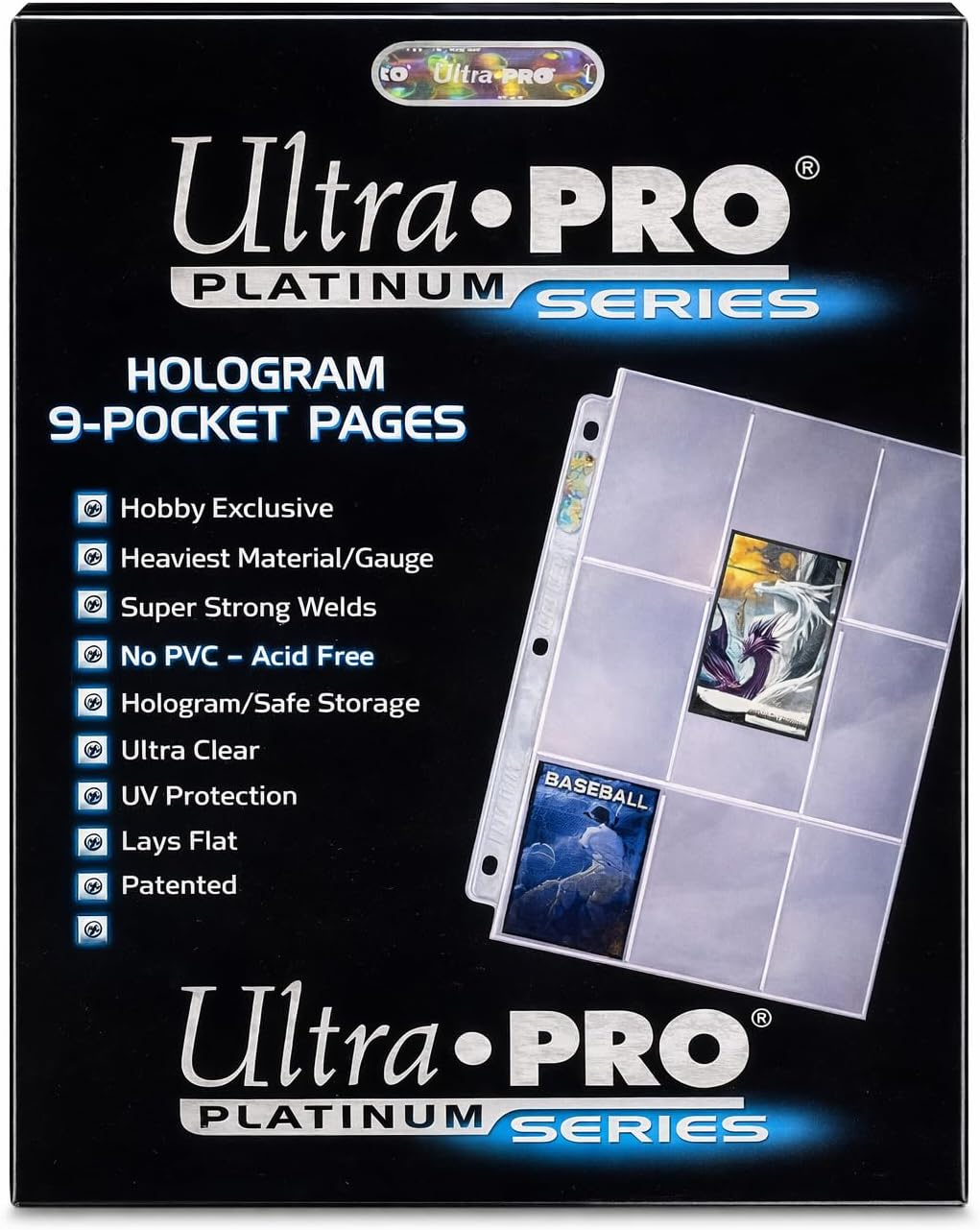 Ultra PRO 9-Pocket Trading Card Pages - Platinum Series image number 4