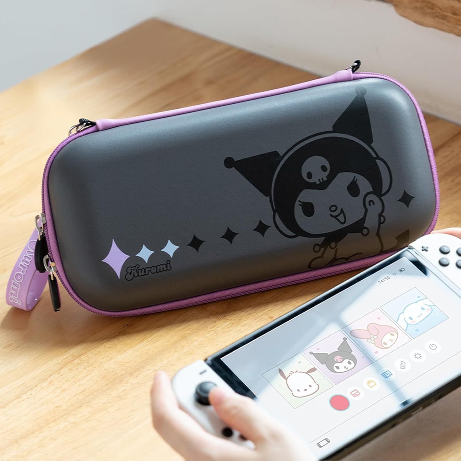 Kuitmor Carrying Case Compatible with Switch/Oled ,Hard Shell Switch Case ,Portable Travel Case for Switch Console and Other Accessories image number 4