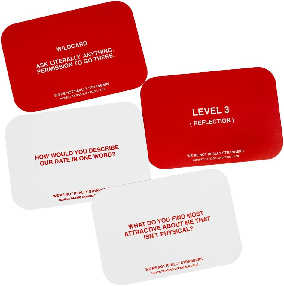 We'Re Not Really Strangers Card Game - Honest Dating Expansion Pack (50 Cards and Wildcards) image number 3