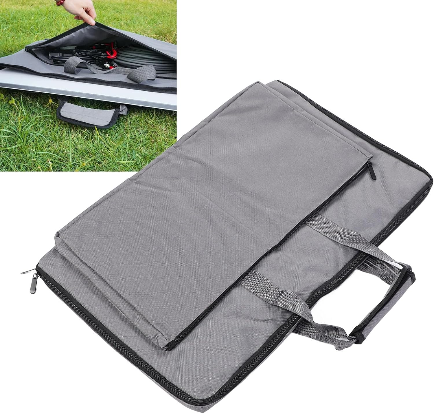 Starlink Gen 3 Satellite RV Carry Bag, Starlink Gen 3 Outdoor Travel Bag, Starlink Bag with Double Zipper for Starlink Gen 3 Accessories, Starlink Travel Case for Camping RV Trip image number 3