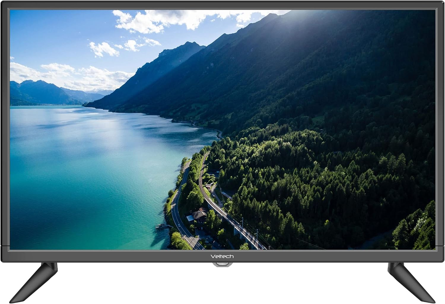 Veltech 24 Inch HD Ready LED TV - Energy Efficient Non-Smart TV Freeview HD, HDMI, USB Media Player, Dolby Digital Audio, Wall Mountable Small Television for Kitchen, Bedroom or Lounge【Energy Class E】 image number 4