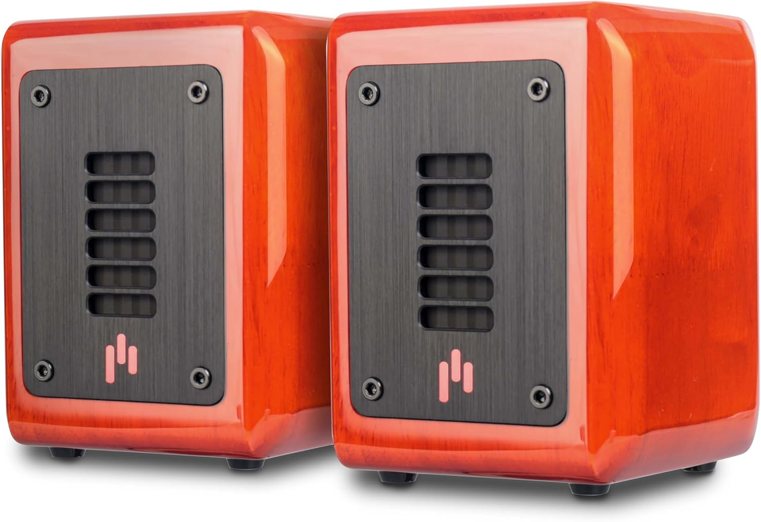 Aperion Planar Magnetic Ribbon Super Tweeter Speakers, Gloss Oak (Pack of 2)