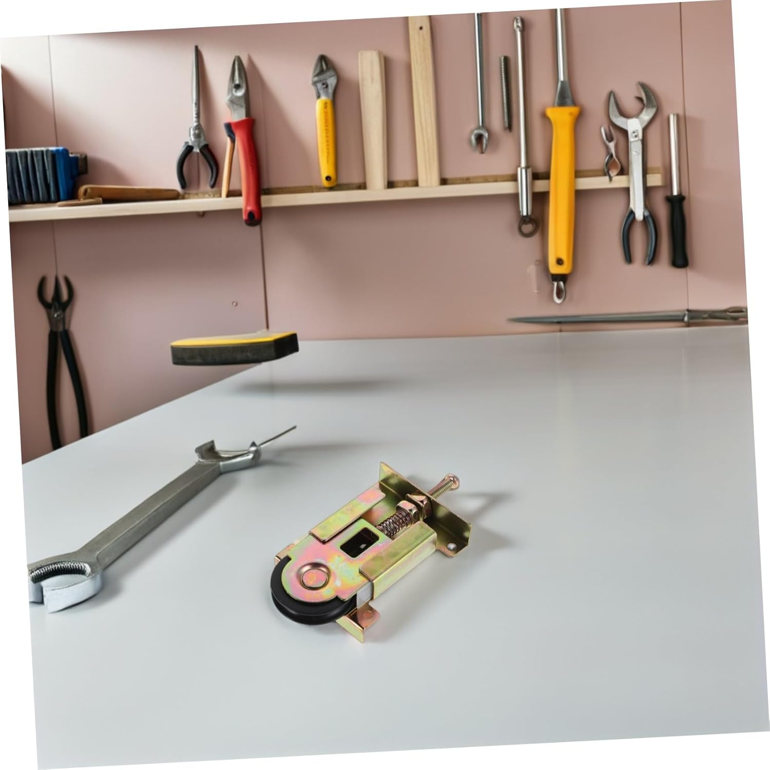 SHINEOFI 4Pcs Sliding Door Pulley Wheel Closet Hardware Replacement Concave Ball Bearing Roller Wheels for Wardrobe Sliding Screen Doors