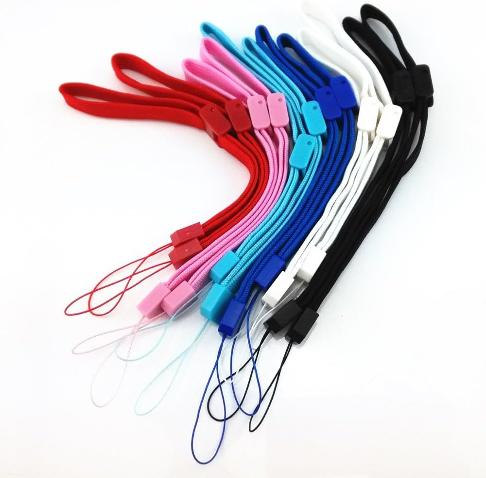 Yueton 12Pcs Universal Replacement Hand Wrist Strap Wristlet Wristband with Lock for Wii Remote Controller Mobile Phone MP3 Digital Camera image number 4