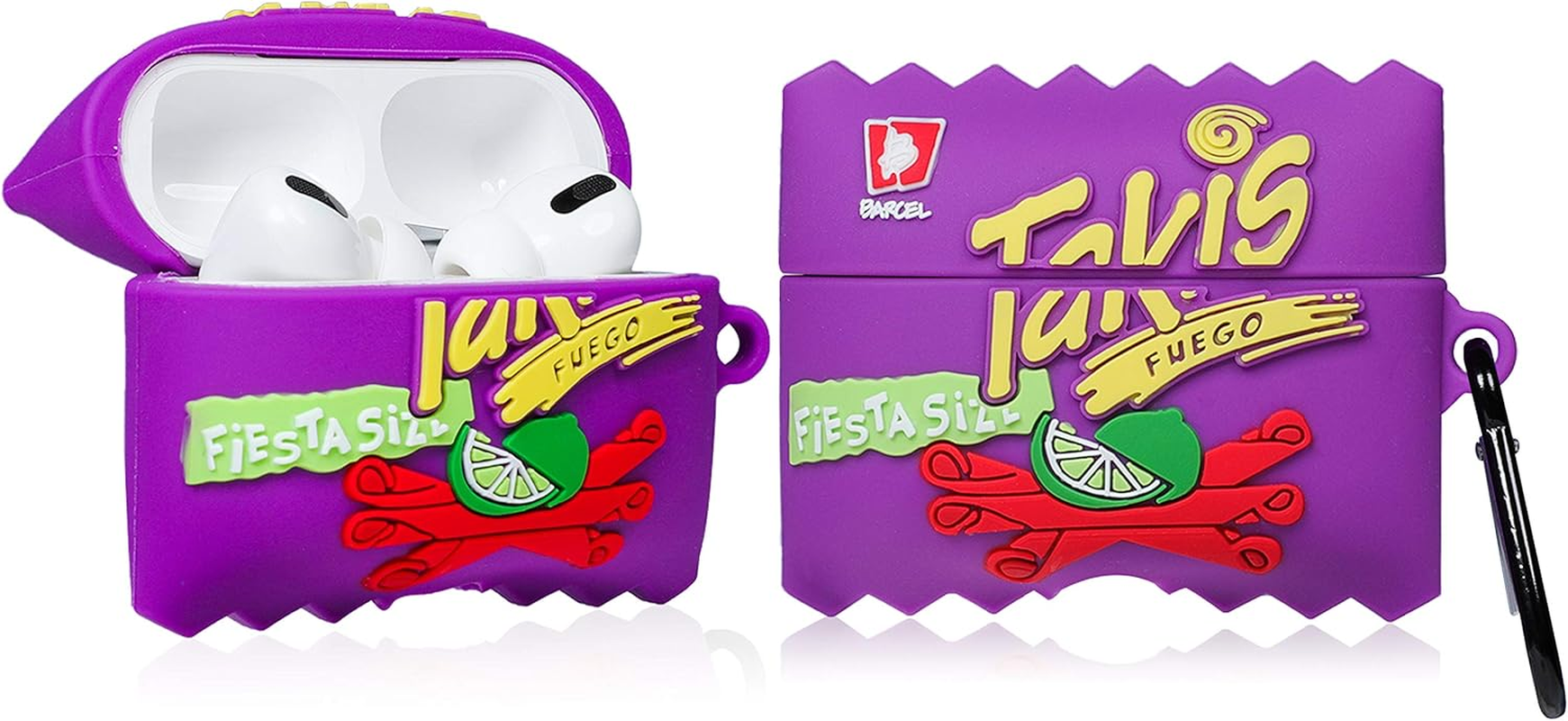 Oqplog for Airpod Pro 2019/Pro 2 Gen 2022 Case - Taki Biscuit, Food Cute 3D Cartoon Funny Kawaii for Airpods Pro Soft Silicone Cover Fashion Cool Fun Air Pods Pro Cases for Girls Women Boys Girly Teen