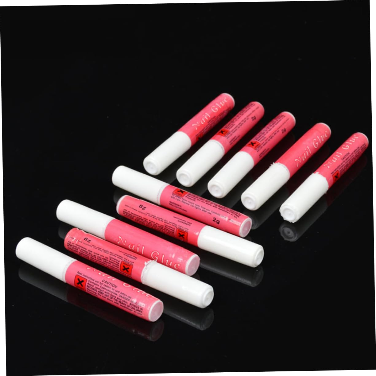 FOMIYES 5Pcs Nail Glue for Acrylic Nails Rhinestones Professional Manicure Tools High Viscosity Odorless Acid Suitable for Home Salon Use image number 3