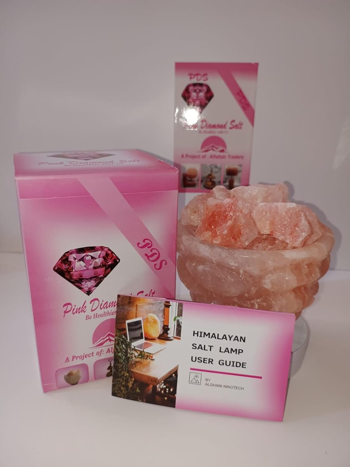 3-4 KG Himalayan Premium Dragon Fire Bowl Salt Lamp 100% Authentic, Beautifully Hand Crafted Dragon Fire Bowl Salt Lamp Comes with Complete Electric Fitting