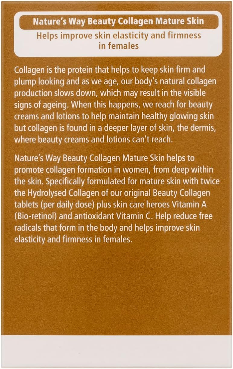 Nature'S Way Beauty Collagen Mature Skin 60 Tablets