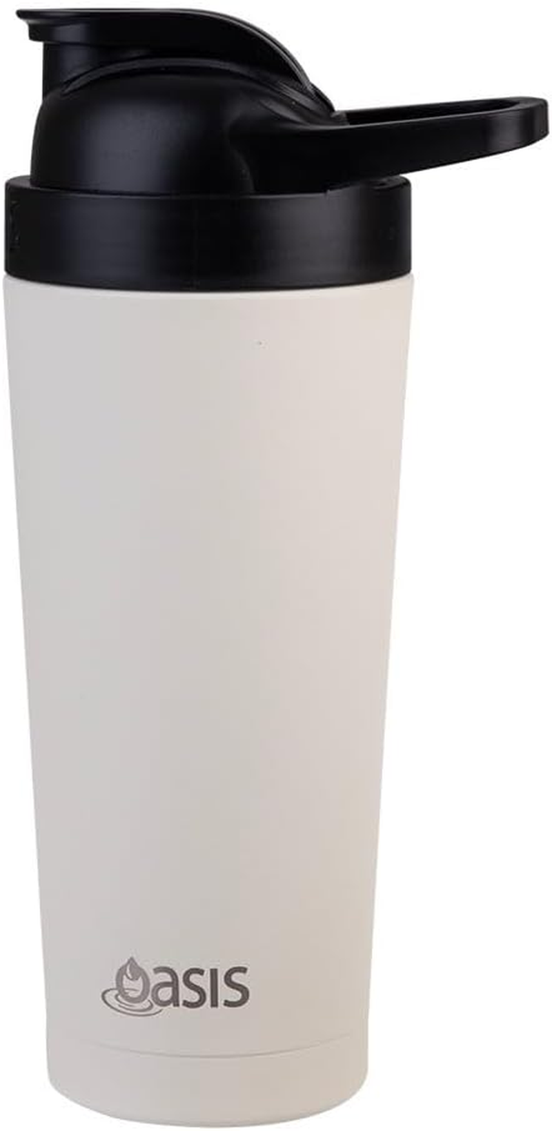 Oasis Stainless Steel Double Wall Insulated Protein Shaker 700 Ml - Alabaster