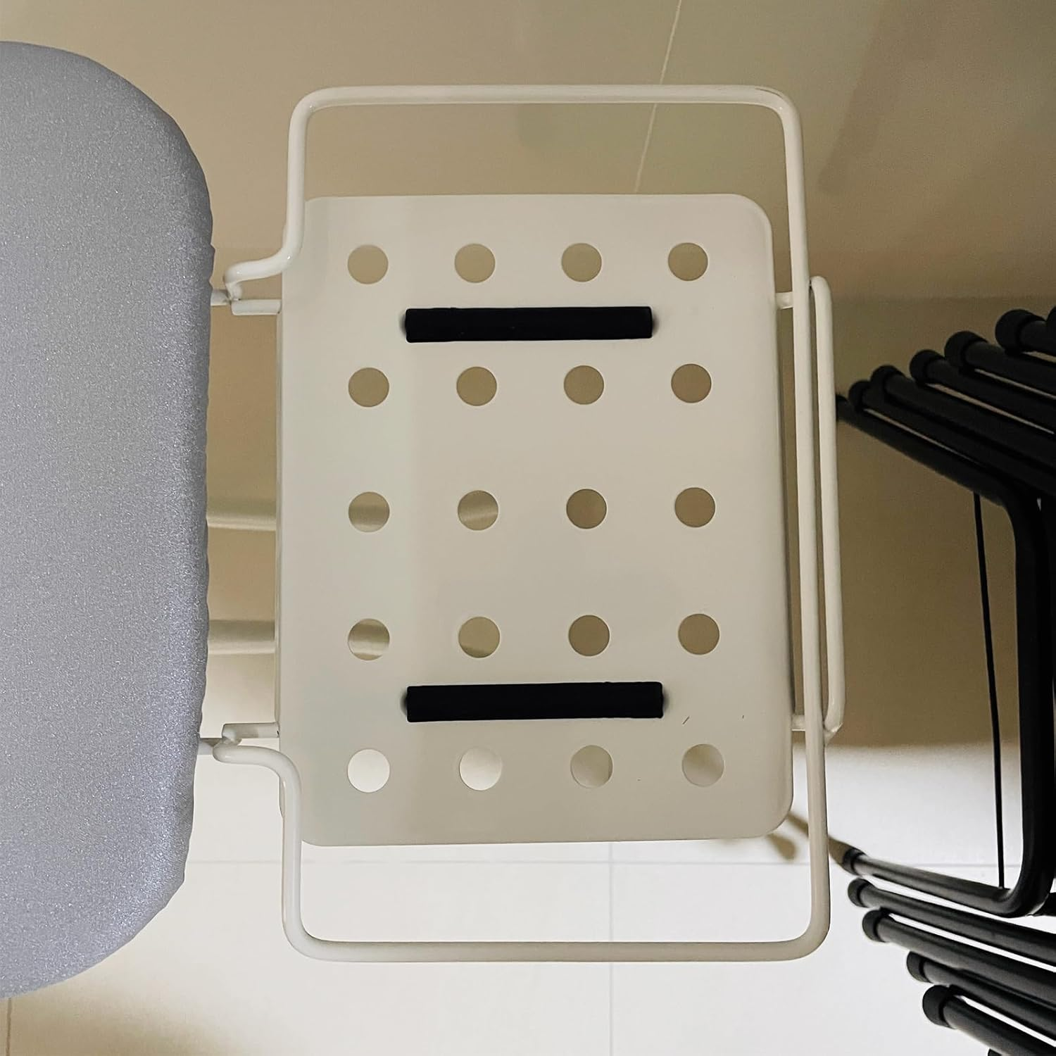 Ironing Board, 47"X13" Heat Resistant Cover Iron Board with Steam Rest, Non-Slip Foldable Ironing Stand. Heavy Sturdy Metal Frame Legs Iron Stand(13 * 34 * 47 Inches) image number 4