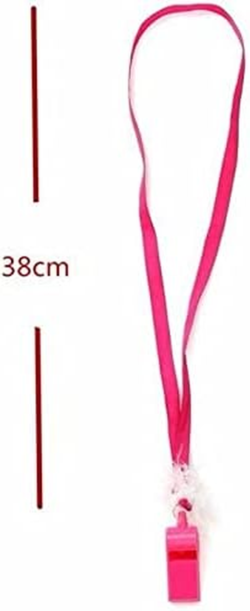 10 Pack Whistles Whistle Hot Pink Sports Cheerleader Hens Night Pink Games Party image number 6