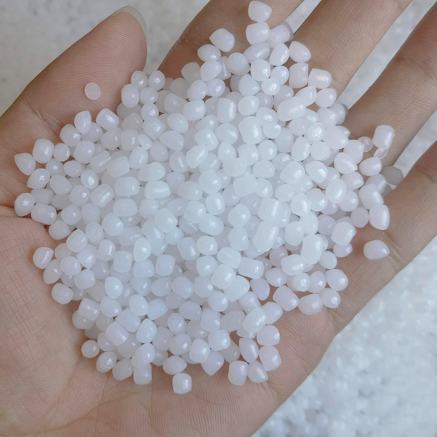 Tonmp 2 Pounds Plastic Pellets Rock Tumbling Media Plastic Filler for Rock Tumbler, Stone Tumbler, Rock Polisher (2 Pounds) image number 2