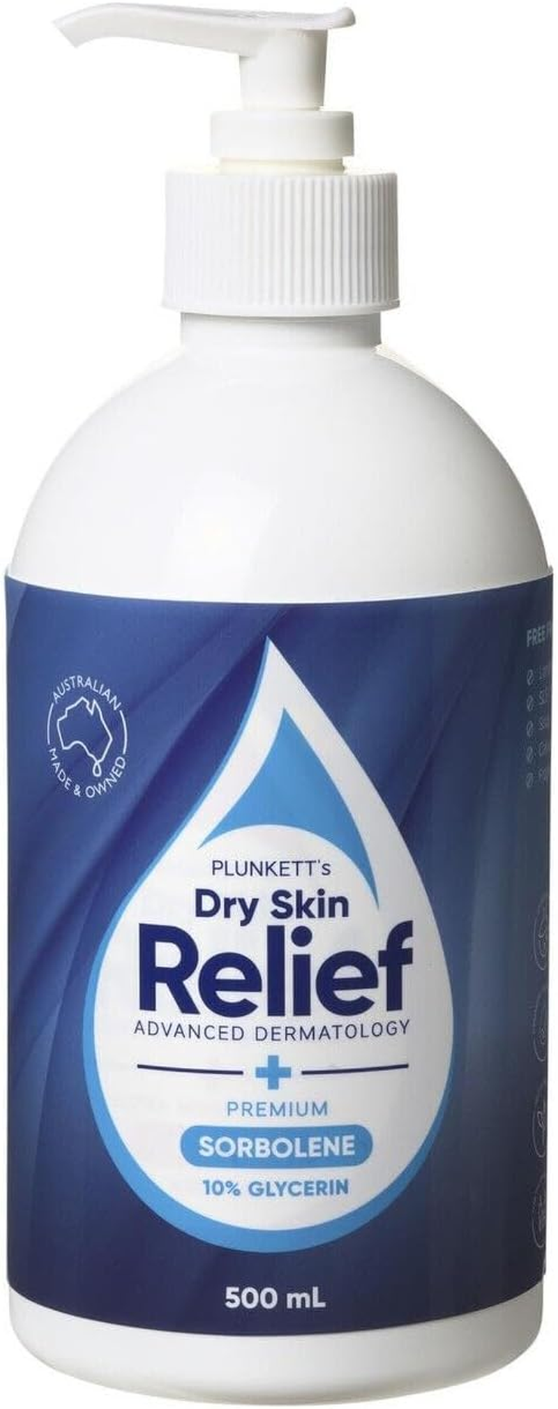 Plunketts Sorbolene Glycerine 10% Pump 500Ml