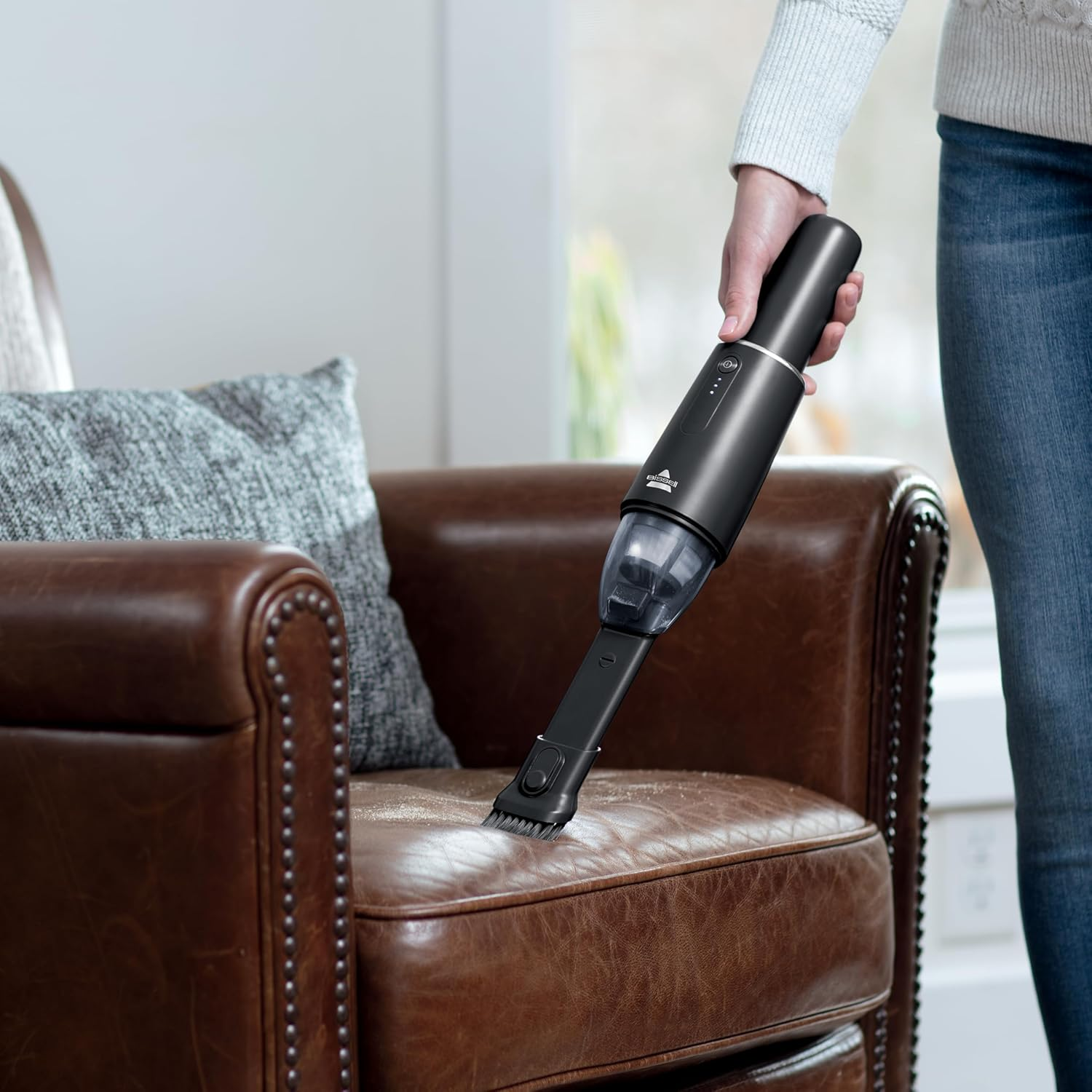 BISSELL Aeroslim 4139 | Cordless, Lightweight, & Compact USB Rechargeable Handheld Vacuum for Home, Office, & Car Cleaning with Washable Filters