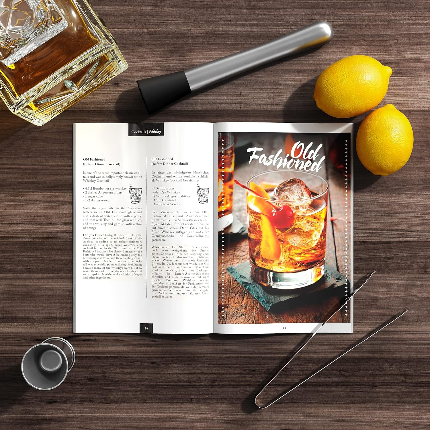 Cocktail Shaker Set with Stand + Recipes | Premium Stainless Steel Bar Kit: Strainer Double Jigger Mixing Spoon | Pro Bartender Making Drinks - Mojito Martini Gin Tonic Maker Party Gift Box, Women Men image number 5