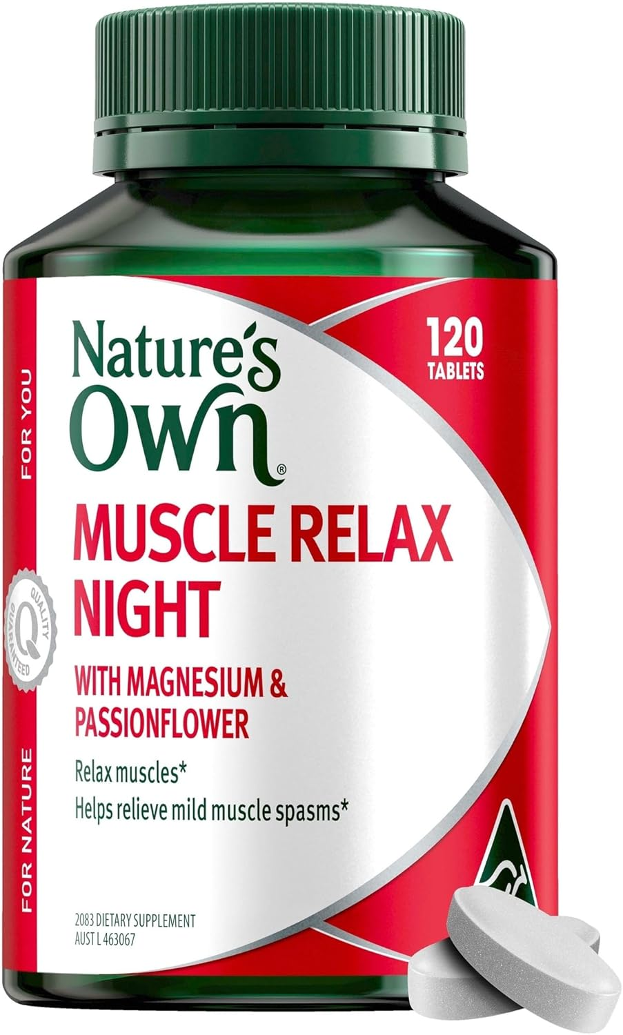 Nature'S Own Active Magnesium Recovery Muscle Night 120 Tablet image number 4