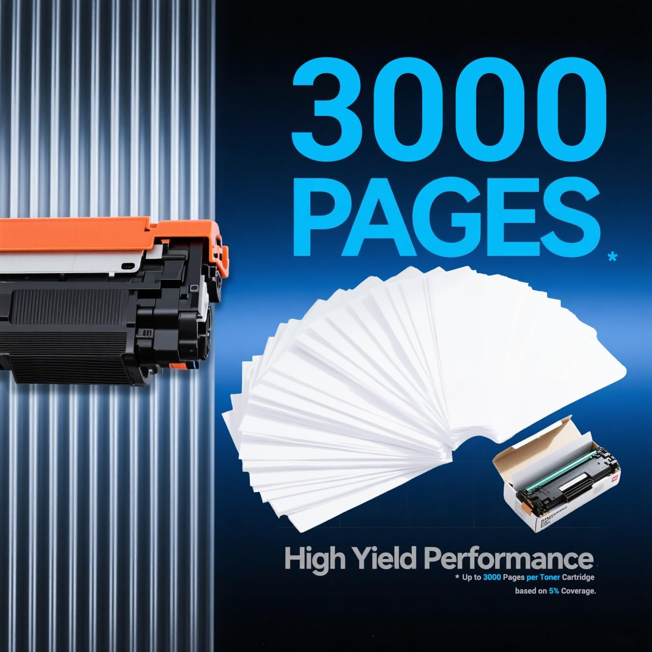 Coralink TN2530XL Toner Cartridge Replacement for Brother TN2530 Black High Yield Work with MFC-L2880DW MFC-L2920DW HL-L2400DW MFC-L2820DW MFC-L2800DW HL-L2480DW HL-L2464DW HL-L2460DW Printer(1 Pack) image number 6