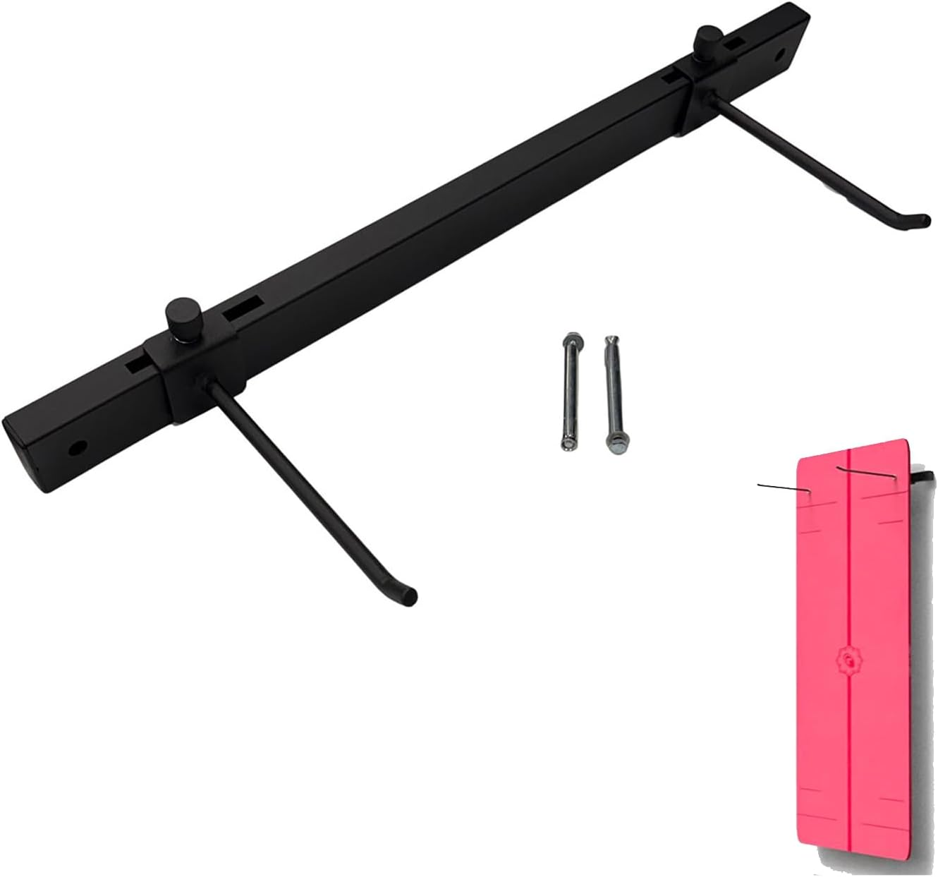 Thick 15Mm Yoga Mat with Hanging Holes,Exercise Mat for Men, Women and Kids, Non-Slip Fitness Workout Mat,Eco Friendly NBR Pilates Mat, Large Home Gym Mat 183 Cm X 66Cm X 1.5Cm image number 5