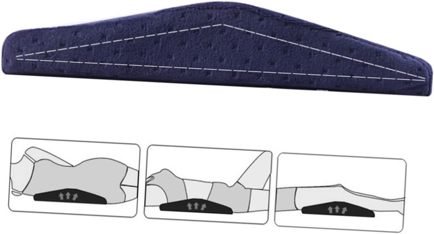 GRIRIW Lumbar Support Pillow for Pregnant Women Memory Foam Waist Cushion for Sleeping and Office Use Xxcm Back Support Pillow for Home and Travel