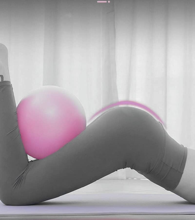 Small Exercise Ball - 9 Inch Mini Pilates Ball for Yoga, Core Training, Physical Therapy, and Fitness