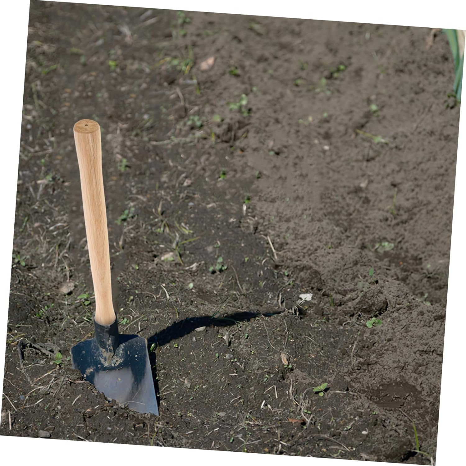 PHENOFICE Garden Hoe Wood Handle Replacement 36Cm Sturdy Oak Wood Handle for Hoe Tool Gardening Work Practical Garden Supply Accessory