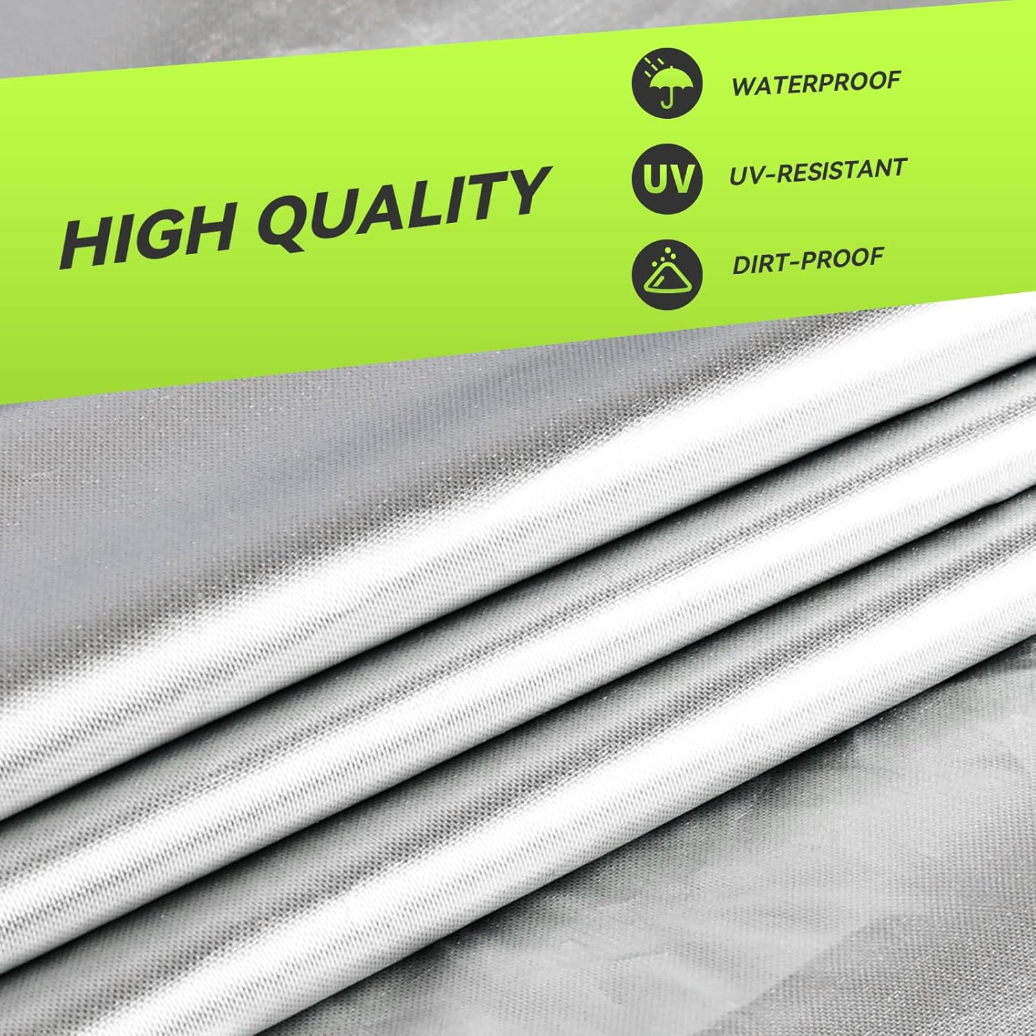 RVMATE RV Tire Covers, Dual Axle Wheel Cover (2 Pack) Fits 30"-33" Diameter Tires, Waterproof Anti-Uv 420D Oxford Silver Dual Tire Covers RV Accessories for Rv/Truck/Trailer image number 5