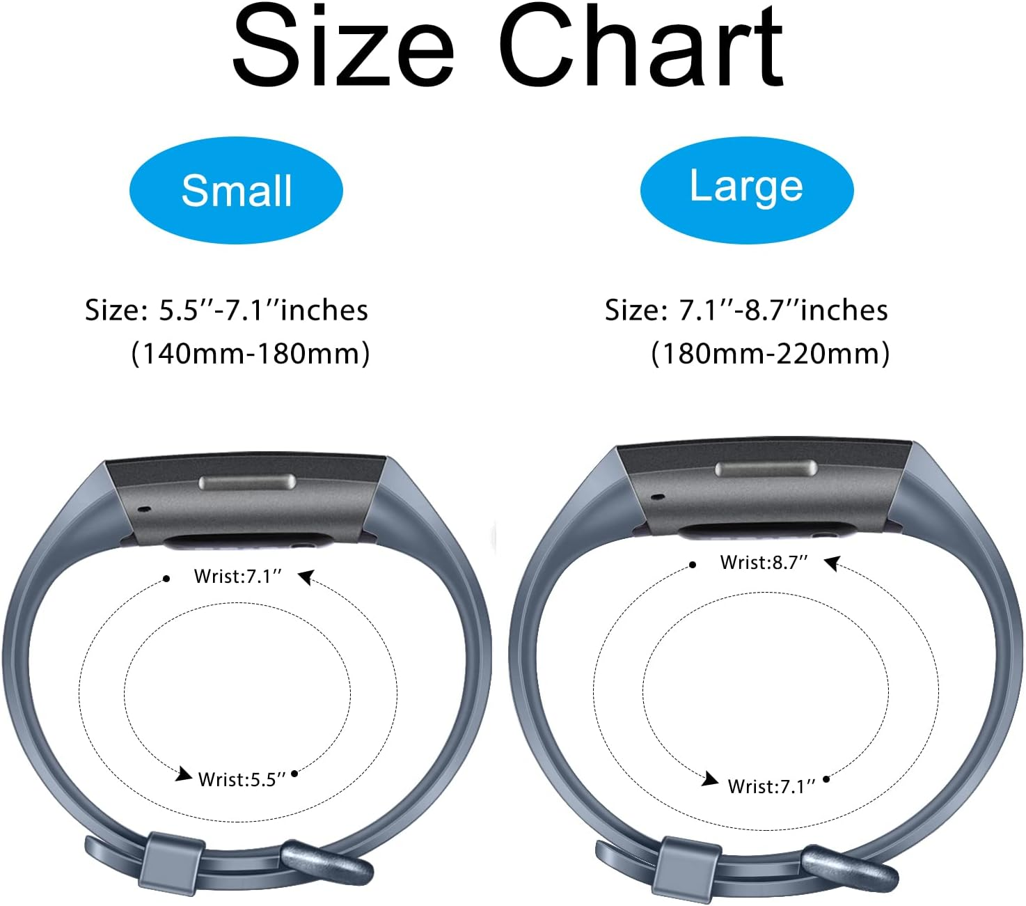 [4 Pack]Sport Bands for Fitbit Charge 4 Band & Fitbit Charge 3 Bands, Soft Silicone Adjustable Comfortable Replacement Wristbands Women/Men for Fitbit Charge 4 / Fitbit Charge 3 / Charge 3 SE image number 4