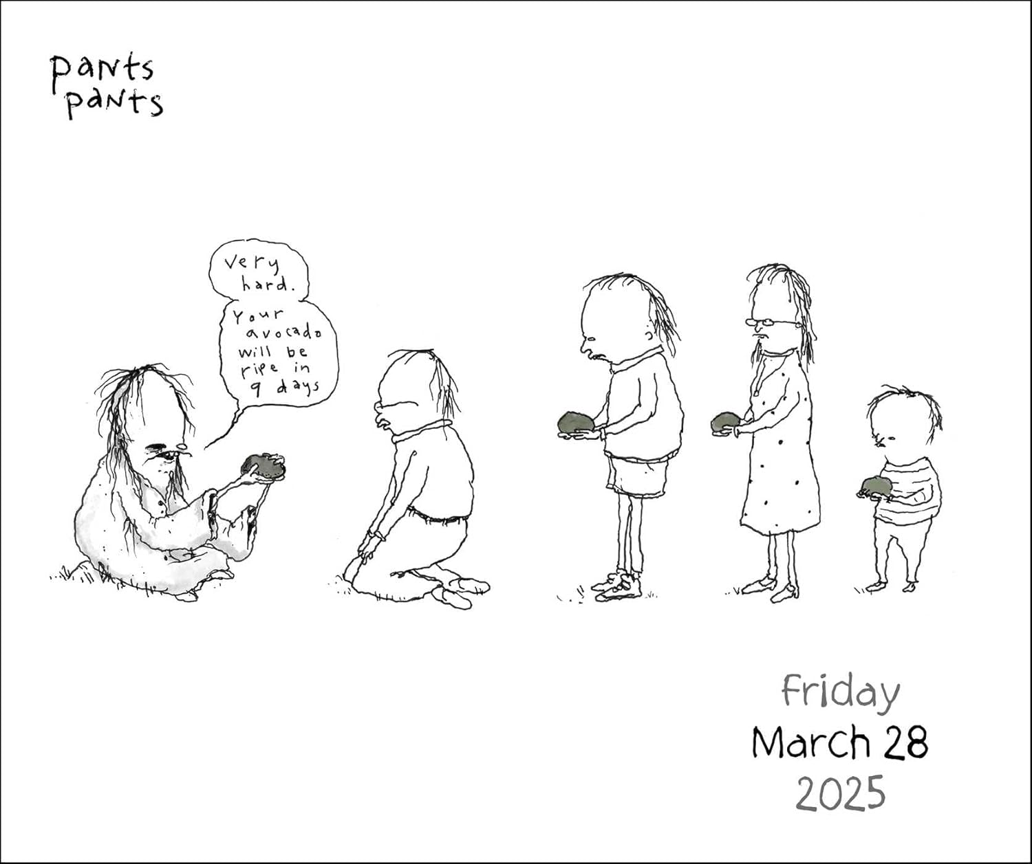 Comics from Pants Pants 2025 Day-To-Day Calendar image number 2