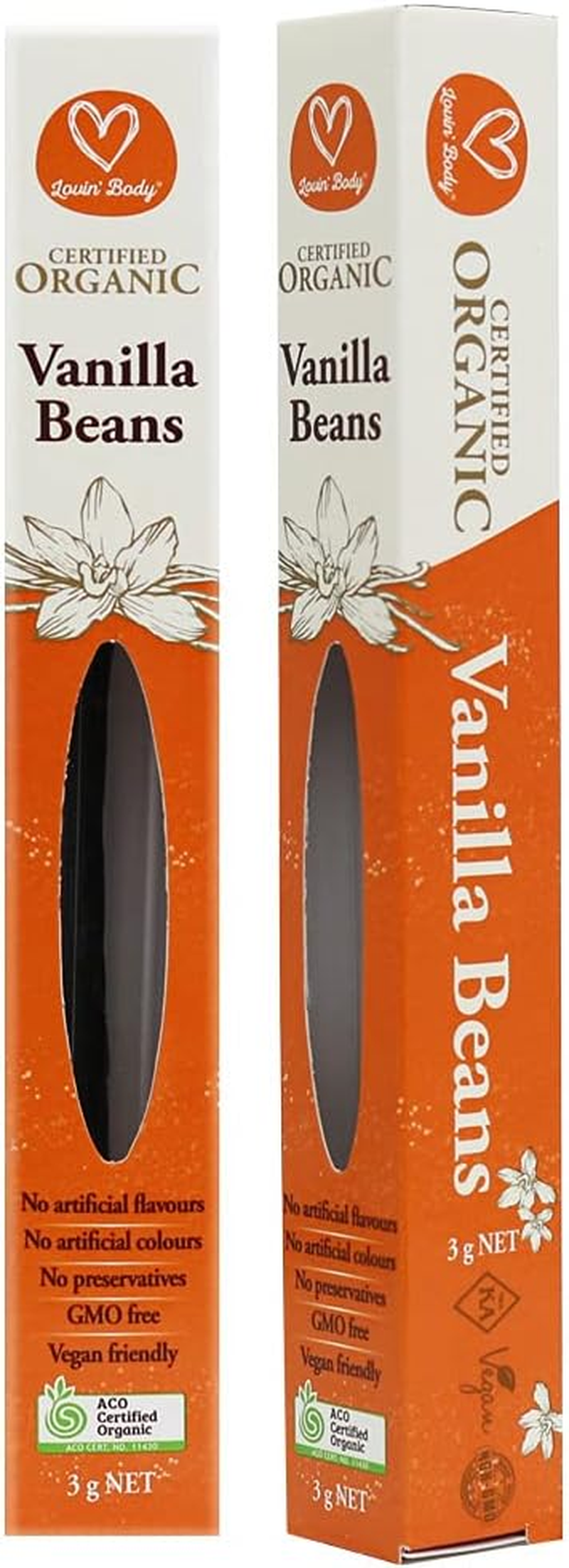 Lovin' Body Organic Large Vanilla Bean in Tube 3 G image number 3