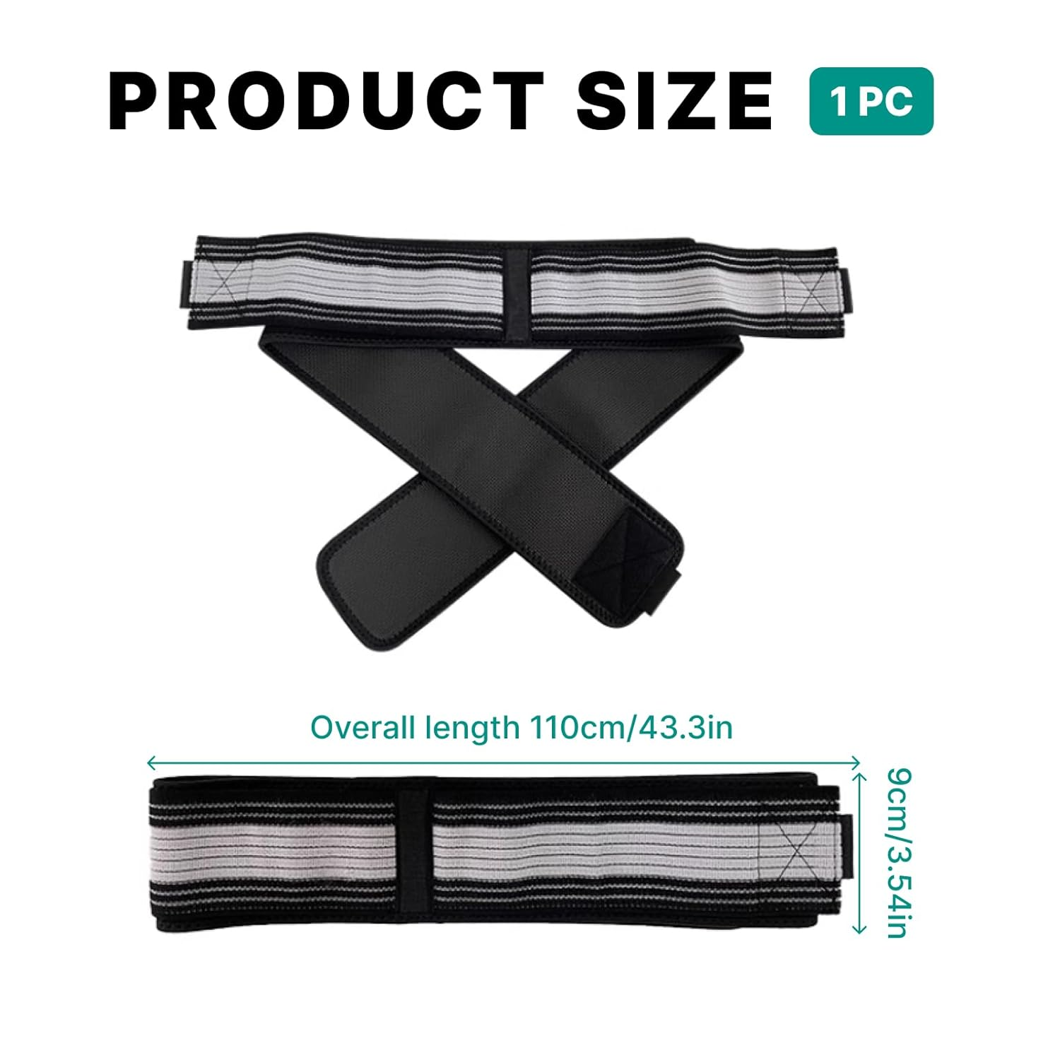 Sacroiliac Hip Belt for Men and Women, Alleviates Sciatic and Back Brace for Lower Back Pain, Provides Joint Pelvic Support, Adjustable Compression Back Brace, Ideal for Everyday Use and Sports image number 4