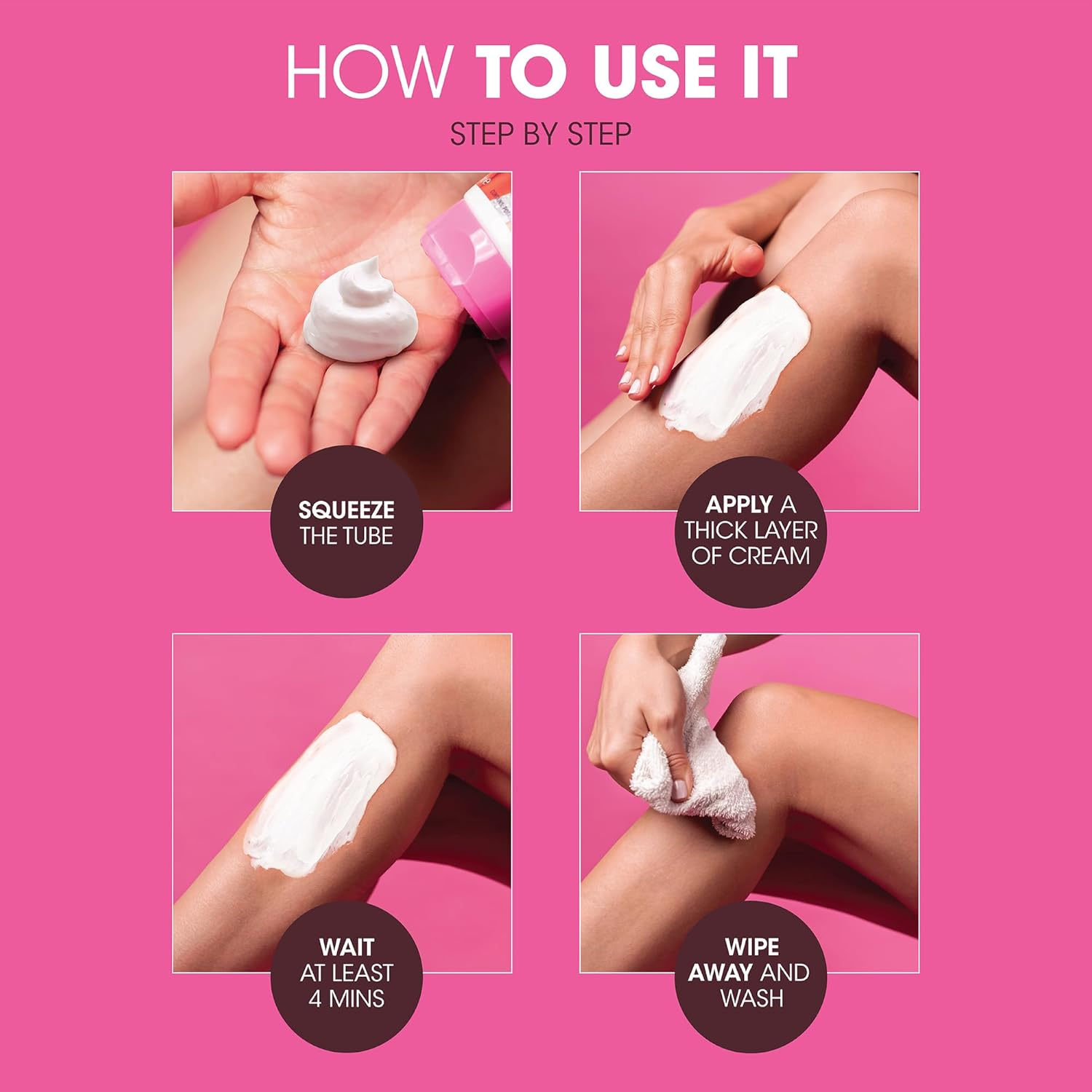 Nad'S Sensitive Hair Removal Cream for Body and Legs, 150Ml image number 4