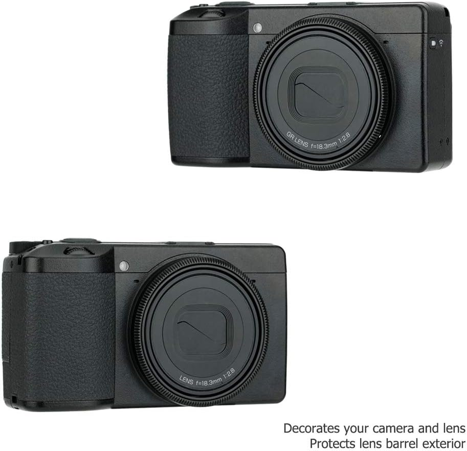 JJC GN-1 Aluminium Alloy Lens Decoration Ring, Anti-Lost Spare Accent Ring for Ricoh GRIII GRM3 GR3 HDF Camera, Replaces Ricoh GN-1 Lens Ring - Black image number 6