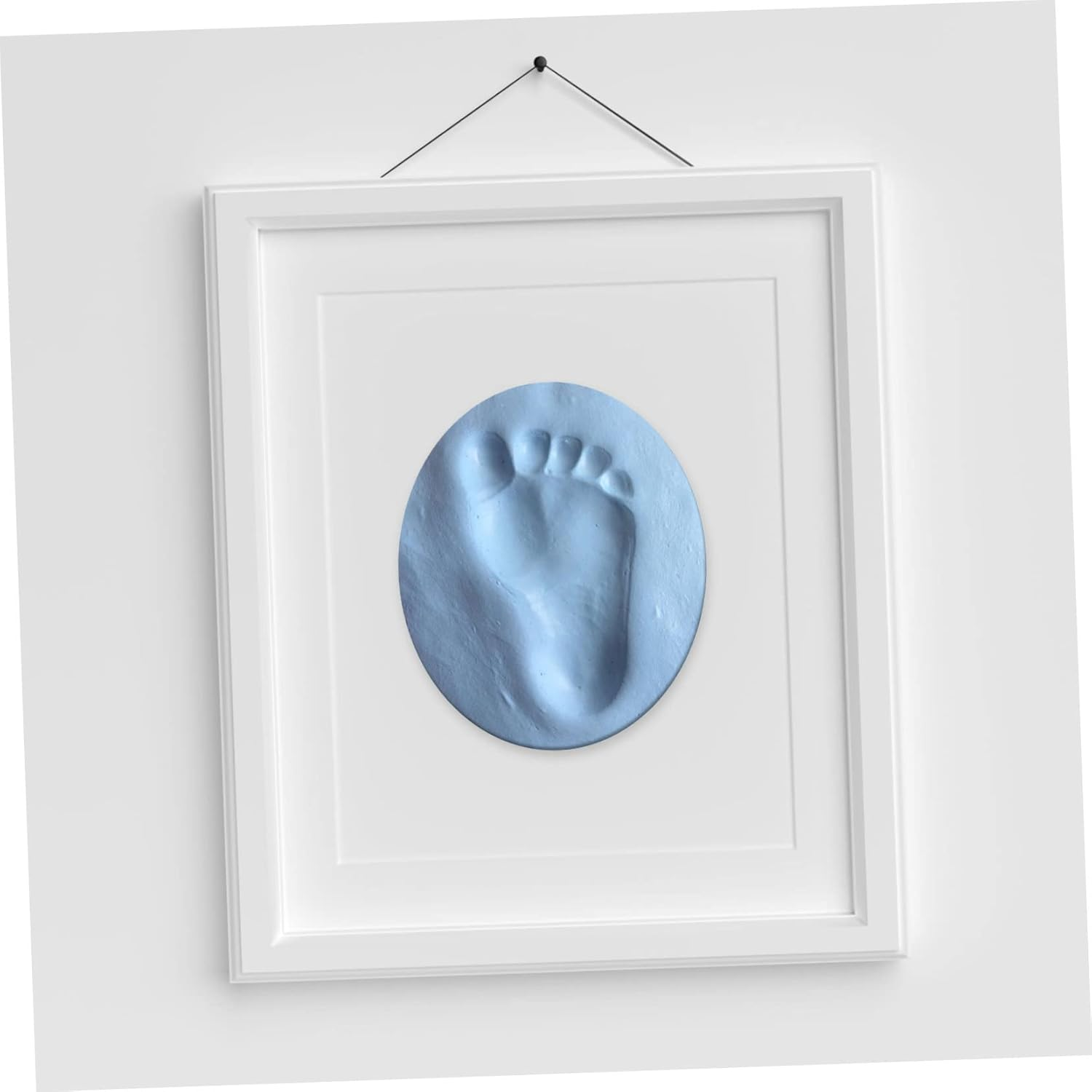 Kisangel 4Pcs Hand Footprint Keepsake Kit for Newborns Handprint Footprint Molds Shower image number 1