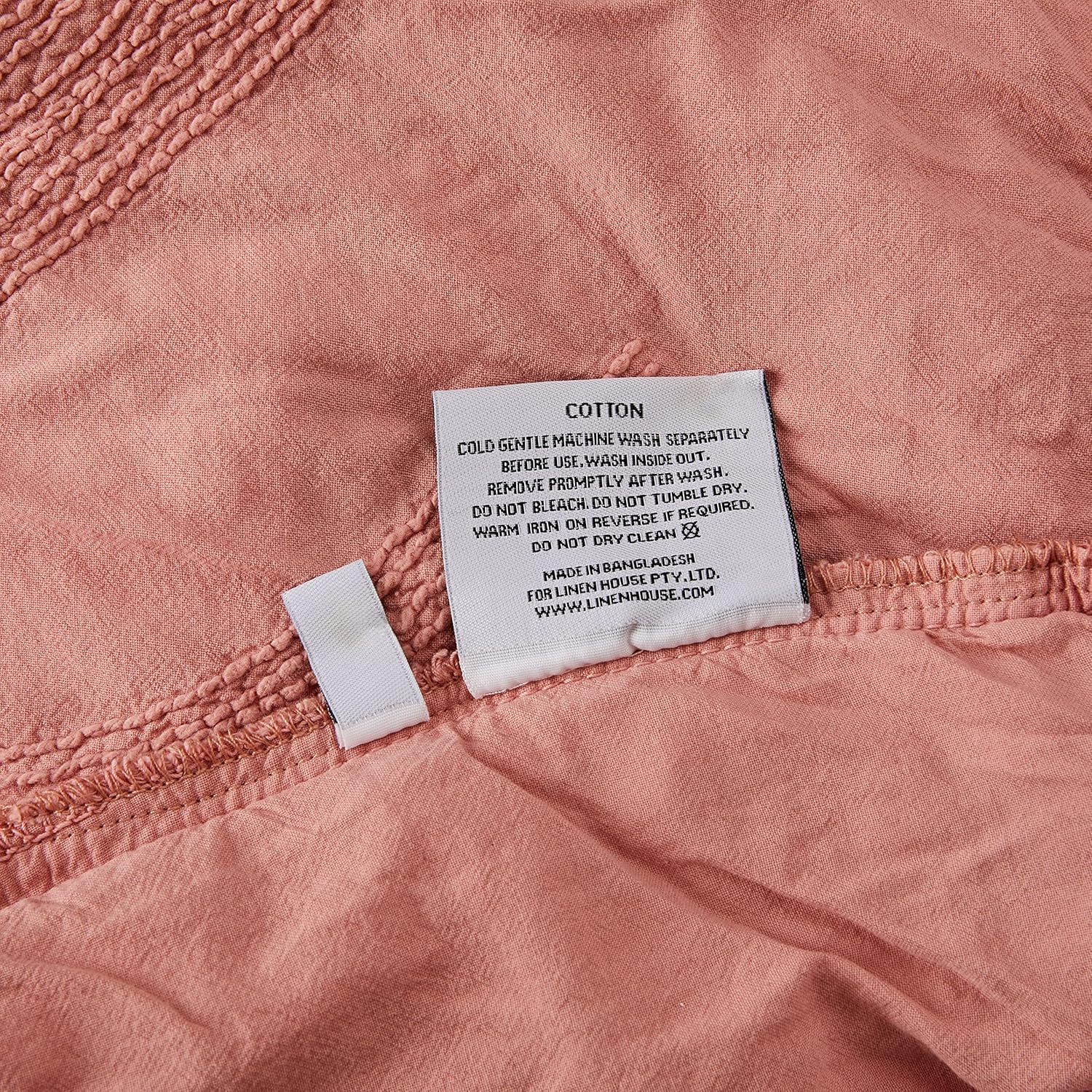 Linen House Rapallo Blossom QB Quilt Cover Set, Pink, Queen, 01703G845