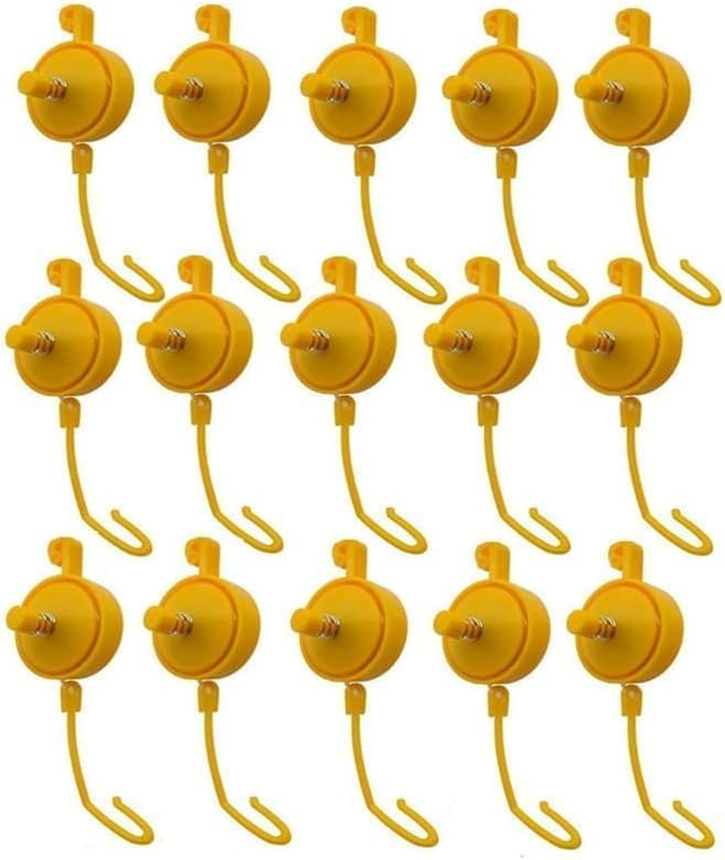 Spacesea Plant Yoyo Grow Hanger with Stopper Adjustable Indoor Plant Support Yo Yo (Pack of 15) image number 1