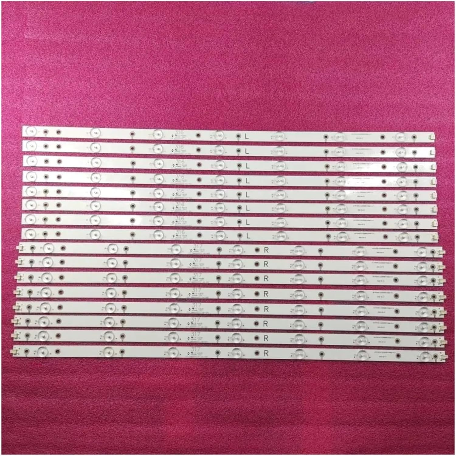 LED Backlight Strip for 65"Tv 65PUF6652/T3 65PUS6121/12 65PUF6656/T3 A.-OC LD65P19U LB-PC3030-GJUHD658X14ADM2-L/R-H B image number 4