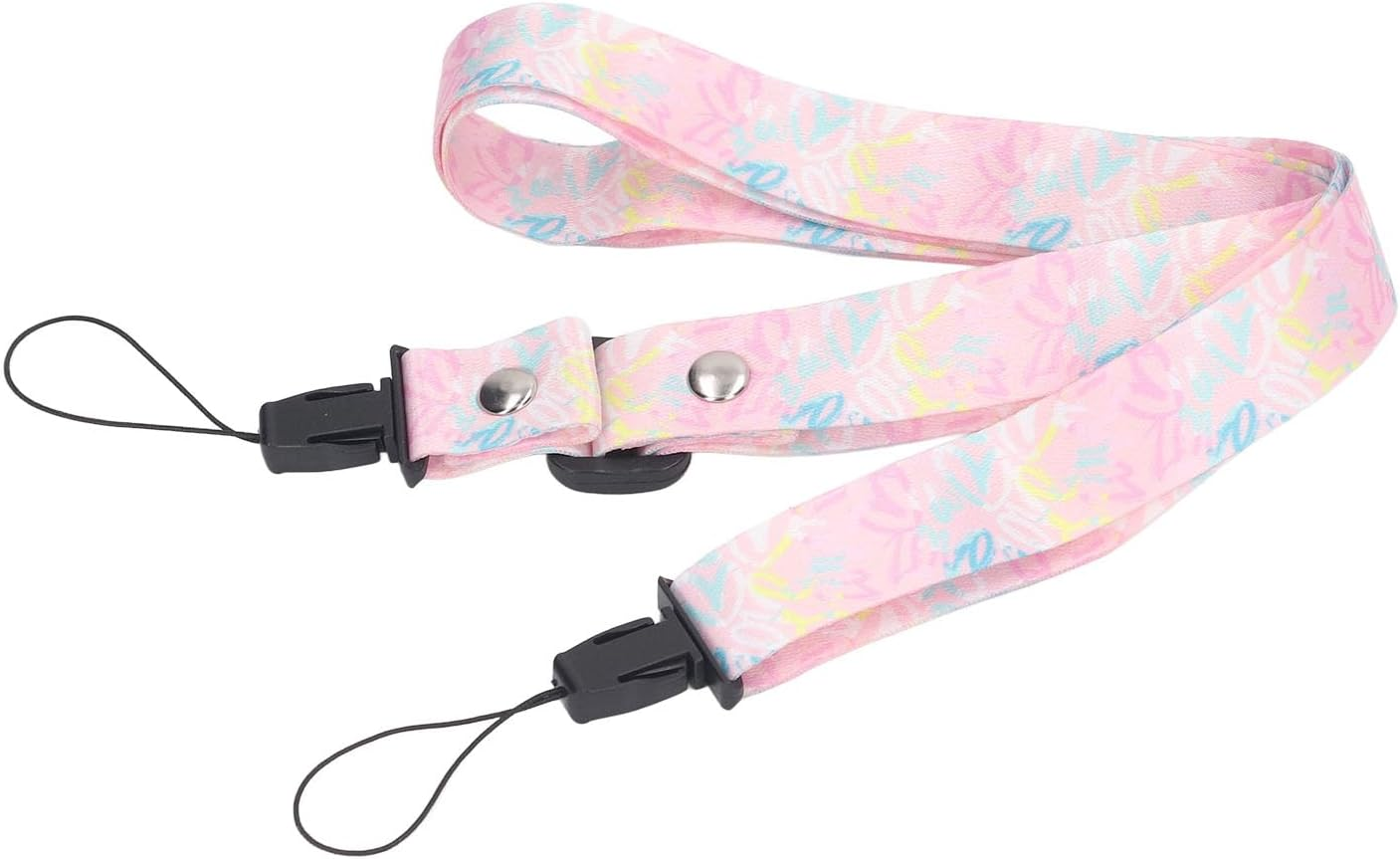 Camera Neck Shoulder Strap, Camera Strap Durable Comfortable for Professional Cameras (Pink Graffiti) image number 3