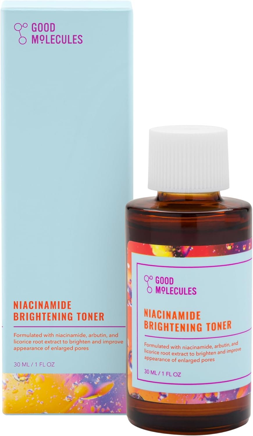Good Molecules Niacinamide Brightening Toner - Toner for Face with Niacinamide and Arbutin for Skin Tone Balancing- Pore Minimizer, Skin Care for Face image number 2