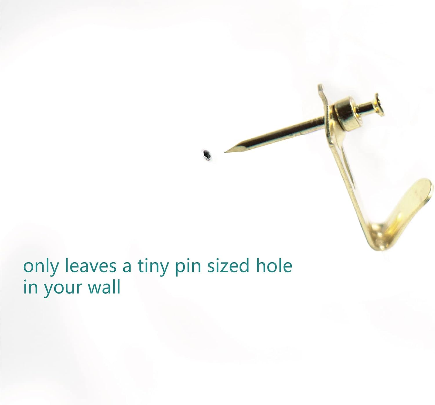 Picture Hanging Kit ， 10-100Lbs Heavy Duty Picture Hangers ，140Pcs Golden Picture Hanging Hooks，Picture Hooks Hardware for Picture Frame, Painting，Portraits , Mirror image number 5