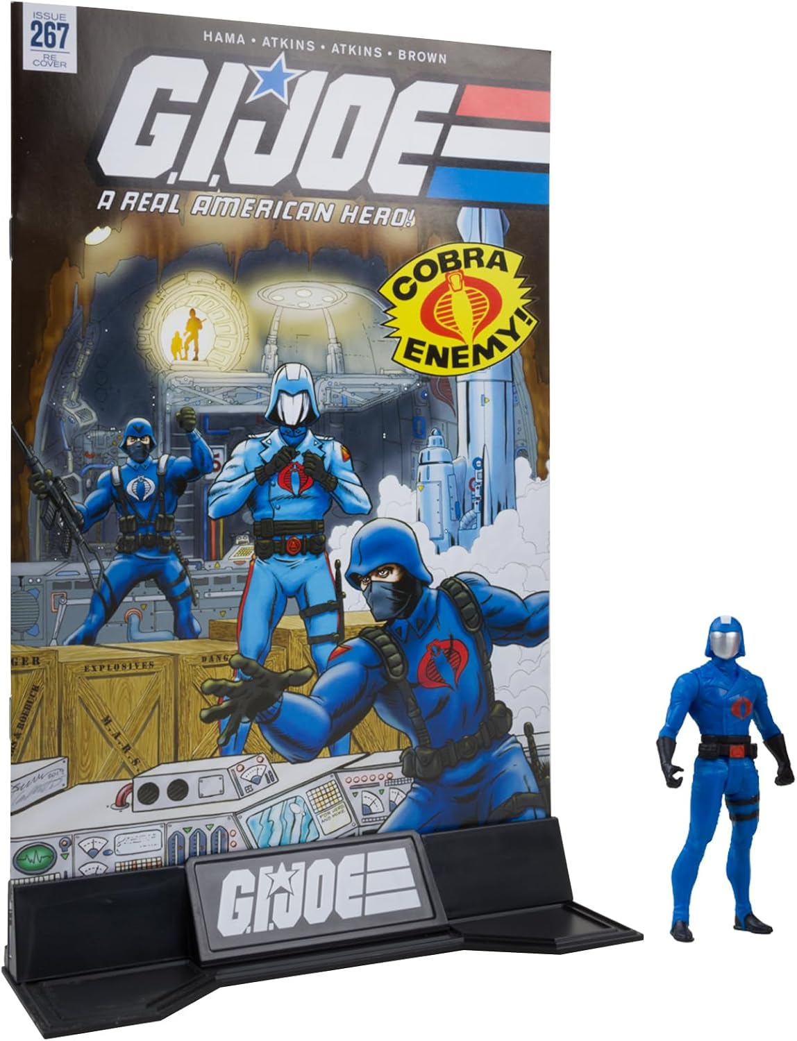 Mcfarlane Toys - G.I. Joe Page Punchers 2Pk Cobra Commander and Crimson Guard 3In Action Figures with 2 Comics image number 5