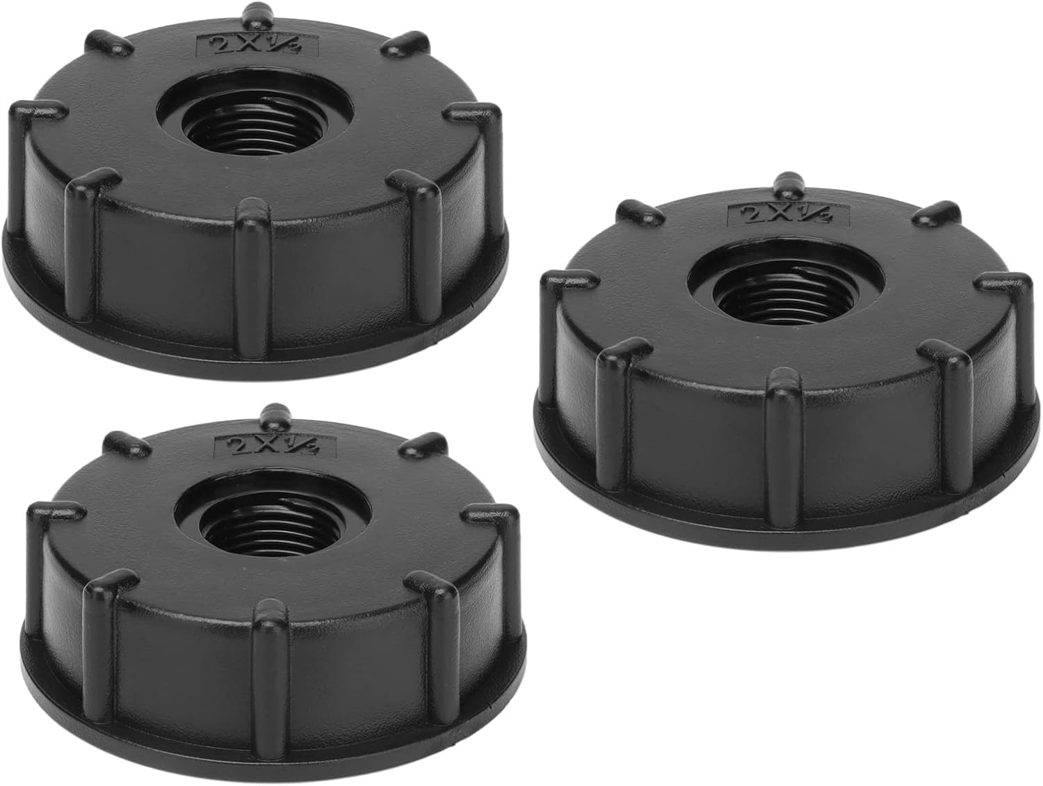 3Pcs IBC Tank Connector Drain Adapter Fitting with Standard Thread Leak Proof ABS Material for IBC Tanks Chemical Barrels Drain Adapter Fitting (G3/4) image number 1