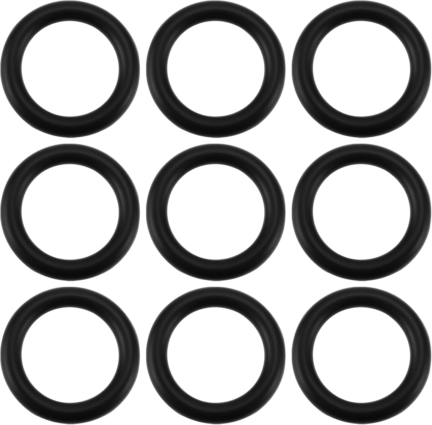 150Pcs Oil Drain Plug O-Ring 11105 Compatible with Harley-Davidson 9.5X14X2.25Mm Black image number 6
