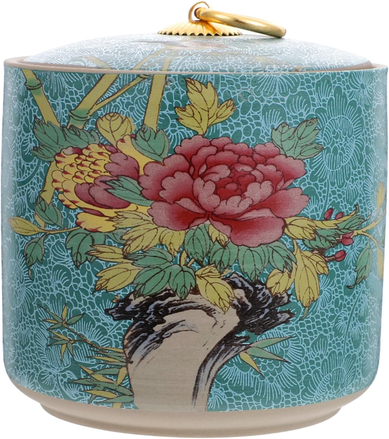 BRIGHTFUFU Chic Sealing Tea Canister Elegant Design for Fresh Storage of Tea and Spices Versatile Food Organizer for Home and Kitchen Use for Beans and Snacks image number 3