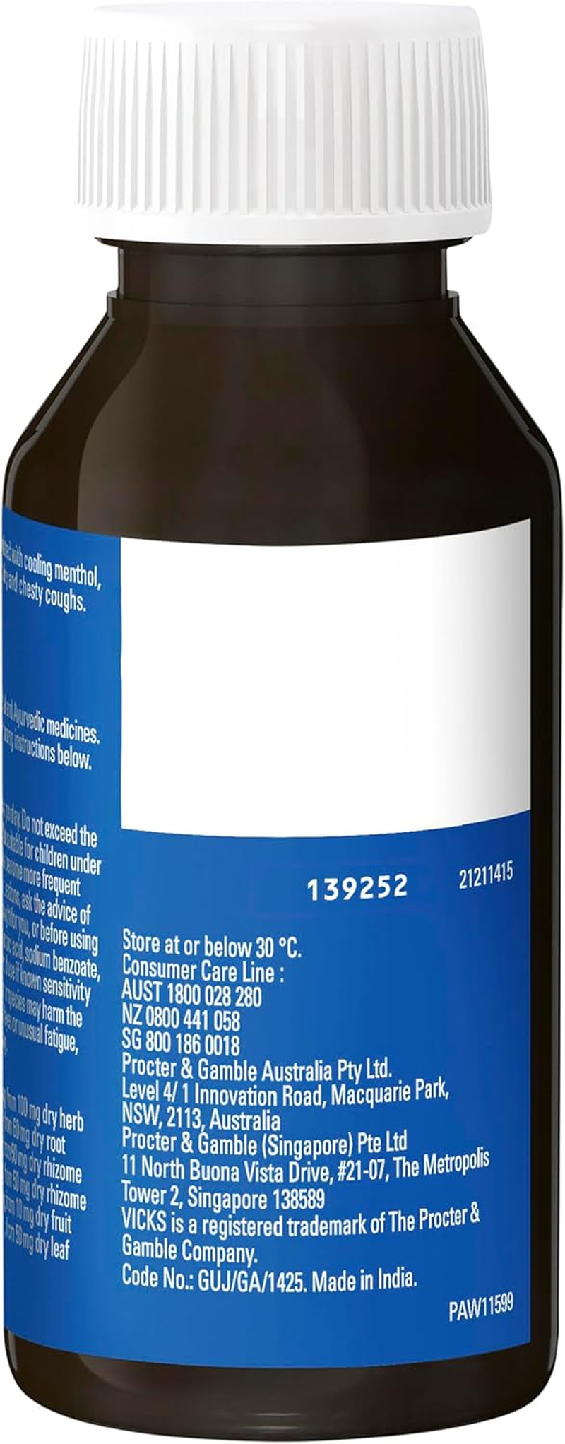 Vicks Cough Syrup Dry + Chesty Xtra Strong 200ML image number 4