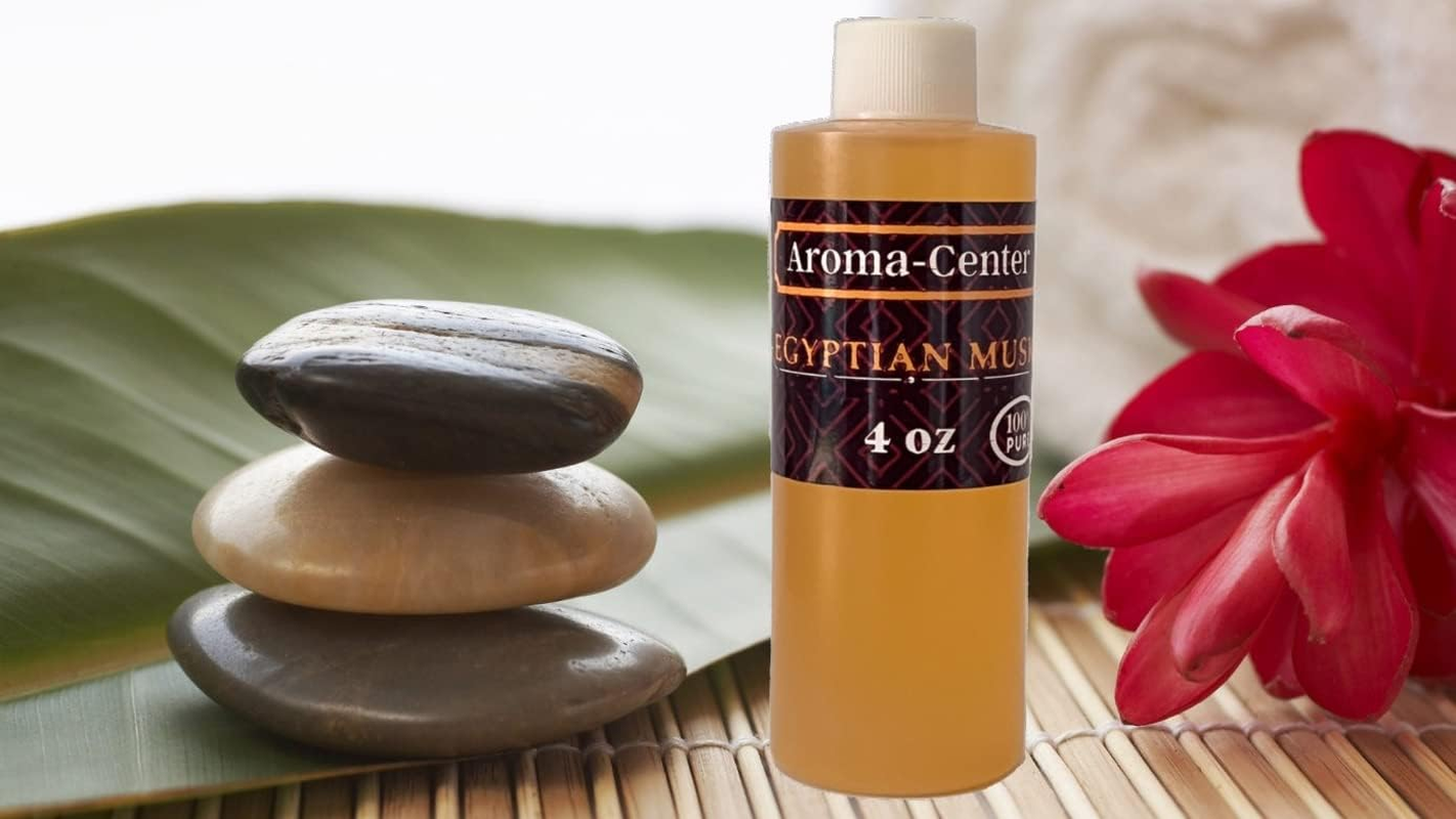 AROMA-CENTER Egyptian Musk Fragrance Body Oil. Scented Fragrance. (4 OZ) image number 1