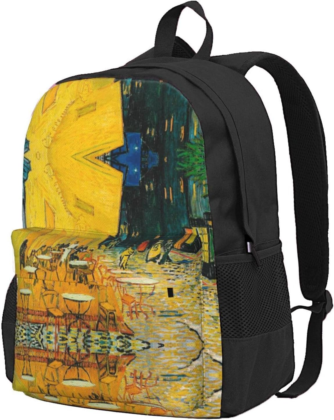 PIXOLE Leopard Pattern Print Travel Backpack, Laptop Backpack, School Backpack with Ergonomic Design and Multiple Pockets