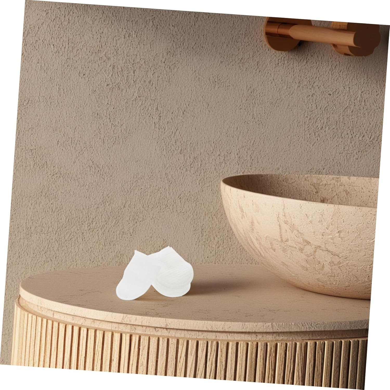 Reusable Makeup Remover Cotton Rounds 120Pcs U-Shaped Finger Pocket Soft Exfoliating Facial Pads for Travel and Oral Cleaning image number 6