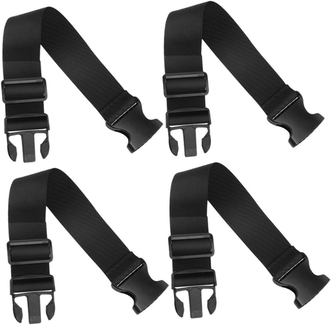 Garneck 4Pcs Adjustable Nylon Luggage Straps with Buckle Outdoor Travel Suitcase Belts for Secure Packing and Extra Bag Hanging Wide Long image number 6