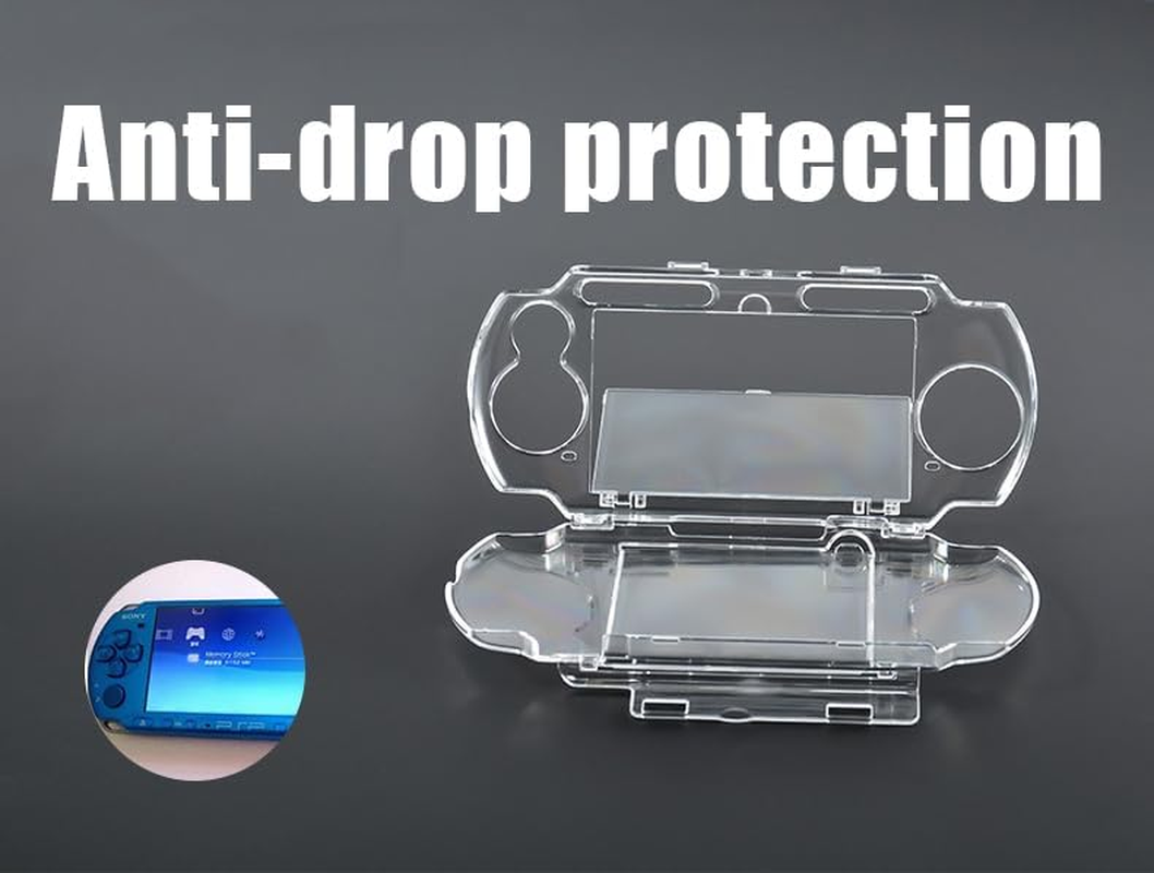 WEZCHUGHAOL Transparent Crystal Protective Case for 3000 Game Console - Shockproof & Scratch-Resistant Full Housing Cover with Movie Bracket image number 1
