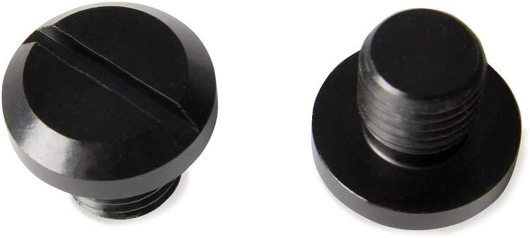 Adaskala 4Pcs Motorcycle Aluminum CNC M10 X 1.25 Mirrors Hole Banking Plugs Screws Replacement for Yamaha FZ-07 MT-07 Suzuki